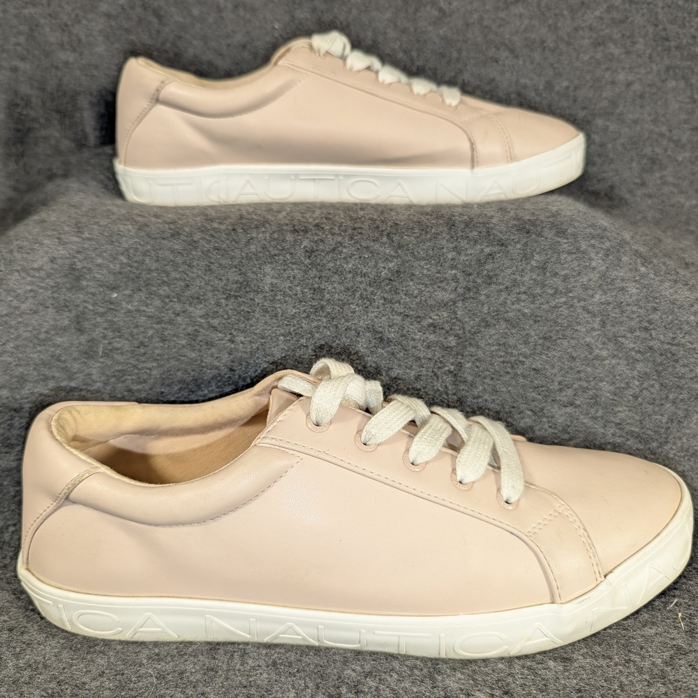Nautica Cream Sneakers Classic‎ Canvas Style